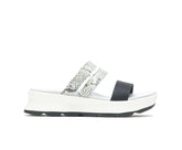 Hush Puppies Andi Slide Snake Leatherblack | Women Sandals