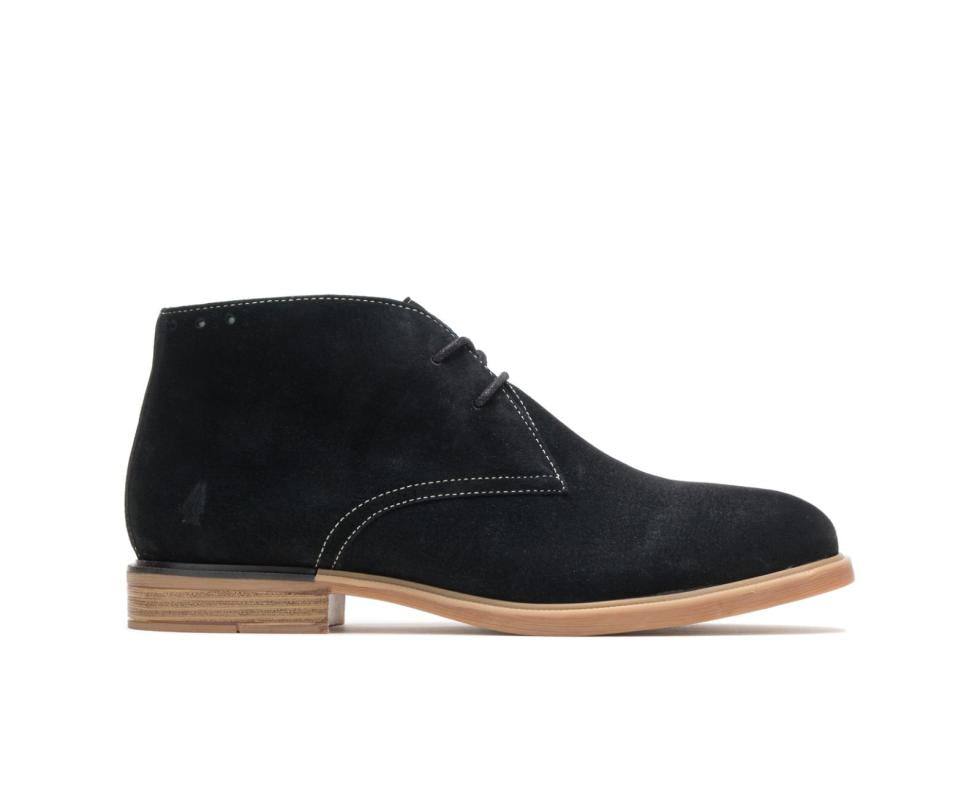 Hush Puppies Bailey Chukka Boot Black Suede | Women Boots