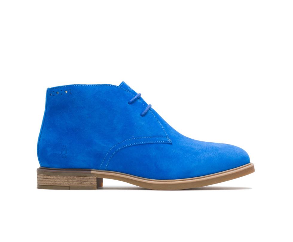 Hush Puppies Bailey Chukka Boot Electric Blue Suede | Women Boots
