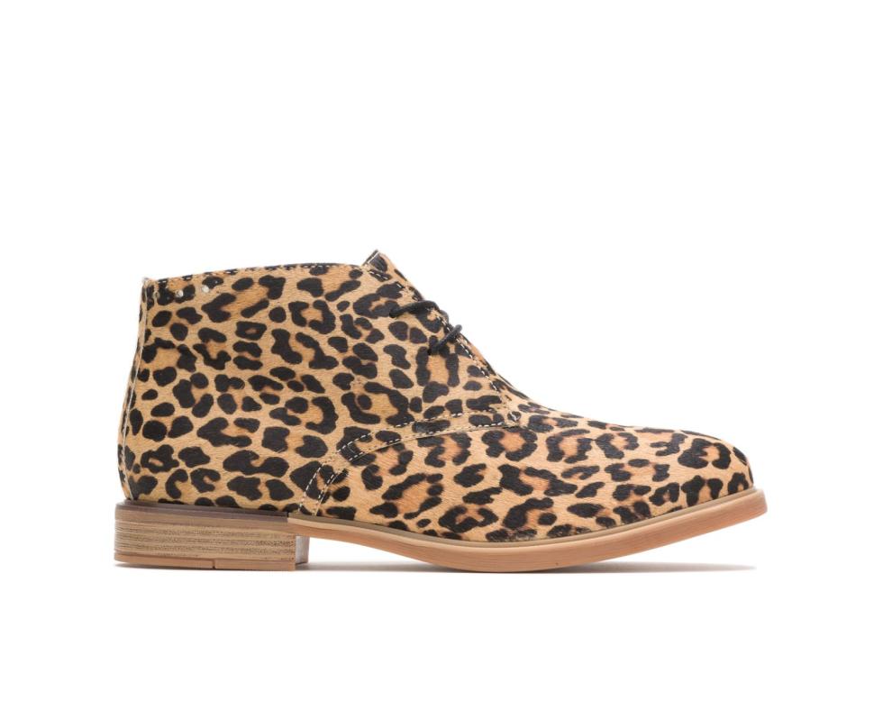 Hush Puppies Bailey Chukka Boot Leopard Calf Hair | Women Boots