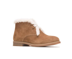 Hush Puppies Bailey Fur Chukka Chestnut Suede | Women Boots