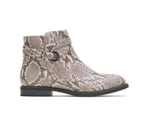Hush Puppies Bailey Strap Boot Natural Snake Leather | Women Boots