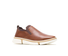 Hush Puppies Bennet Plain Toe Slip-On Cognac Leather | Men Sneakers