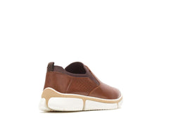 Hush Puppies Bennet Plain Toe Slip-On Cognac Leather | Men Sneakers