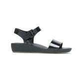 Hush Puppies Brite Jells Quarter Strap Sandal Black | Women Sandals