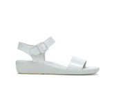 Hush Puppies Brite Jells Quarter Strap Sandal Vapor Grey | Women Sandals