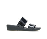 Hush Puppies Brite Jells Slide Black | Women Sandals