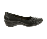 Hush Puppies Burlesque Black Leather | Women Walking Shoes