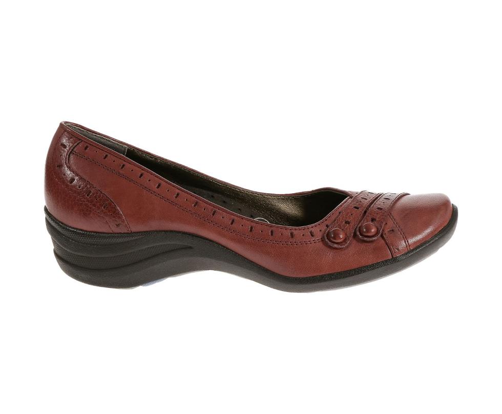 Hush Puppies Burlesque Dark Red Leather | Women Walking Shoes