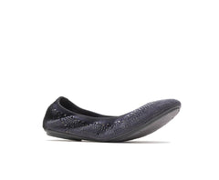 Hush Puppies Chaste Ballet Black Stud | Women Flats & Slip-Ons