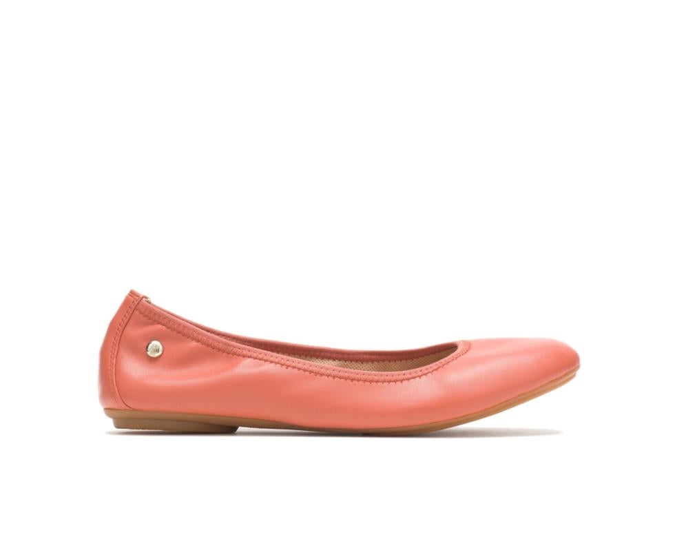 Hush Puppies Chaste Ballet Ginger Spice Leather | Women Flats & Slip-Ons