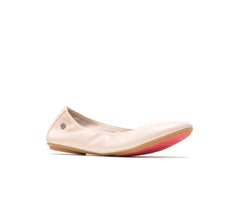 Hush Puppies Chaste Ballet Nude Leather | Women Flats & Slip-Ons
