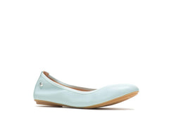 Hush Puppies Chaste Ballet Seafoam Leather | Women Flats & Slip-Ons