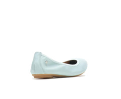 Hush Puppies Chaste Ballet Seafoam Leather | Women Flats & Slip-Ons