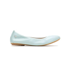 Hush Puppies Chaste Ballet Seafoam Leather | Women Flats & Slip-Ons