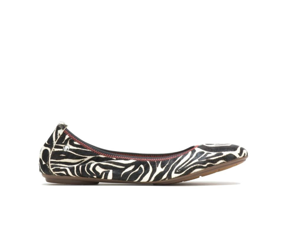 Hush Puppies Chaste Ballet Zebra Calf Hair | Women Flats & Slip-Ons