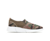 Hush Puppies Cooper Slip-On Olive Camo Knit | Men Sneakers