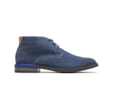 Hush Puppies Davis Chukka Boot Navy Suede | Men Boots