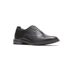 Hush Puppies Davis Slip-On Oxford Black Leather | Men Oxfords