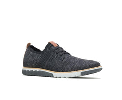 Hush Puppies Expert Knit Plain Toe Oxford Black Textile | Men Sneakers