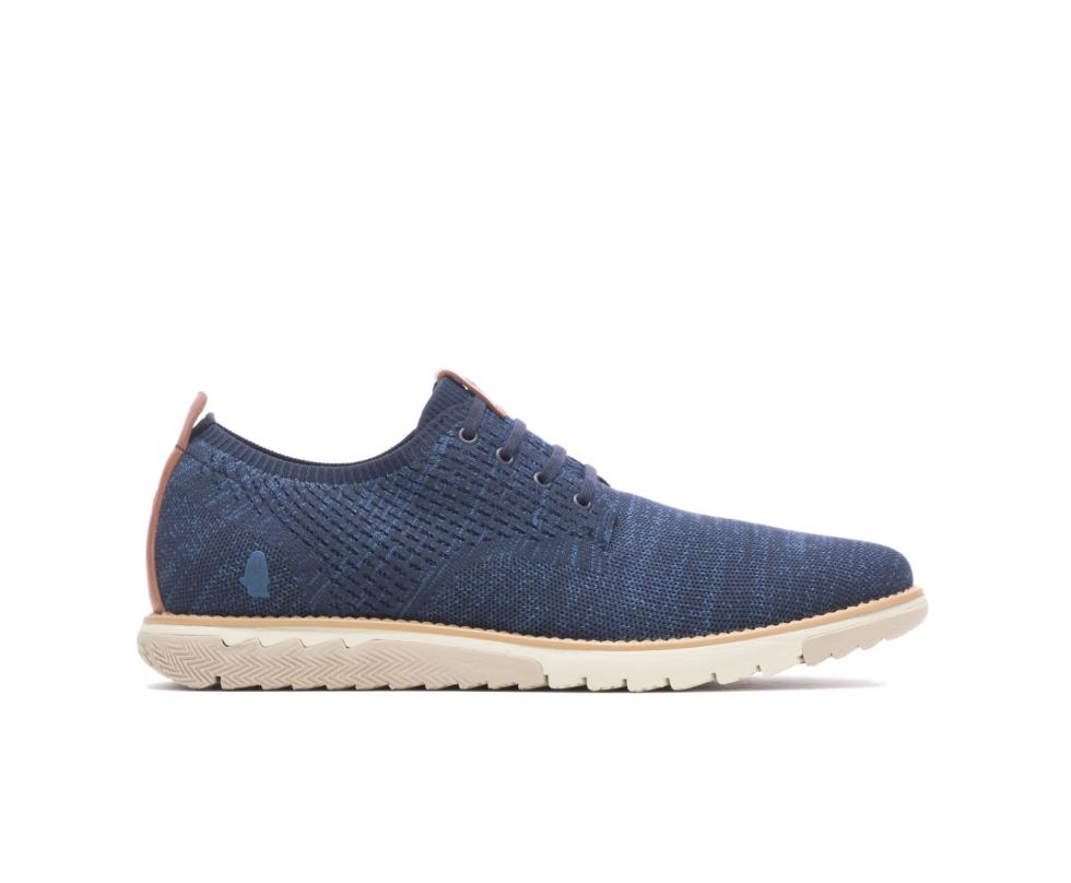 Hush Puppies Expert Knit Plain Toe Oxford Navy Textile | Men Sneakers