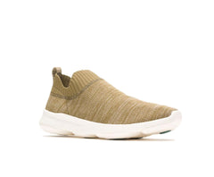 Hush Puppies Free Olive Knit | Men Slip-Ons