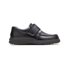 Hush Puppies Gil Black Leather | Men Walking Shoes