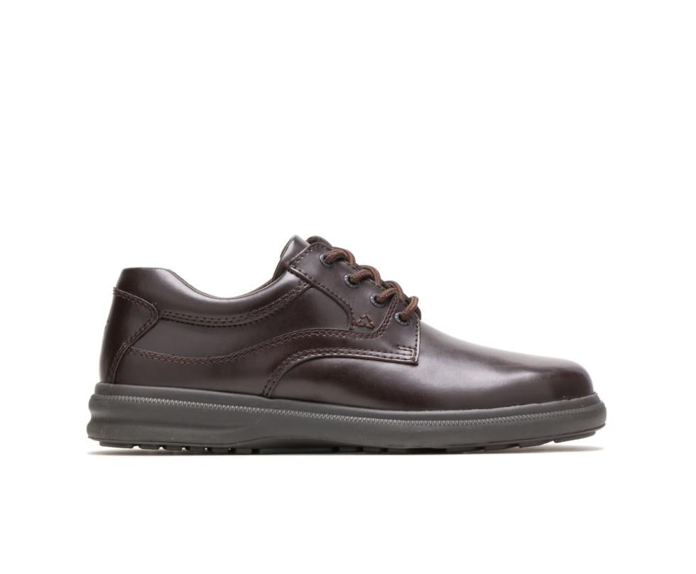 Hush Puppies Glen Dark Brown Pull-up Leather | Men Walking Shoes