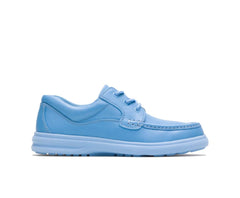 Hush Puppies Gus Surf Blue Leather | Men Walking Shoes