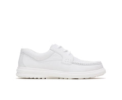 Hush Puppies Gus White Leather | Men Walking Shoes
