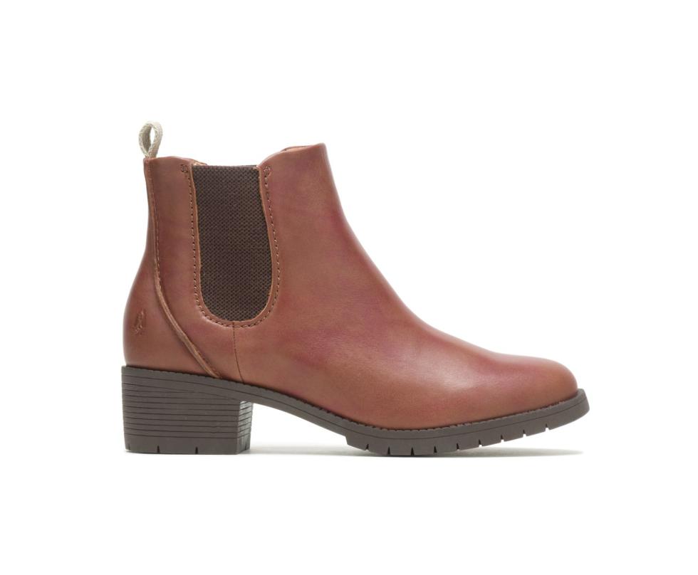 Hush Puppies Hadley Chelsea Boot Cognac Leather | Women Boots