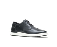 Hush Puppies Heath Wingtip Oxford Black Leather | Men Sneakers