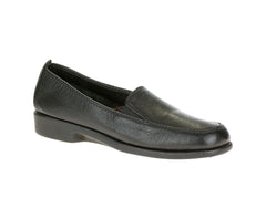 Hush Puppies Heaven Black Leather | Women Walking Shoes
