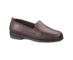 Hush Puppies Heaven Dark Brown Leather | Women Walking Shoes