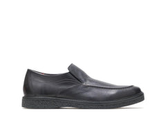 Hush Puppies Jaden Mt Slip-On Black Leather | Men Slip-Ons