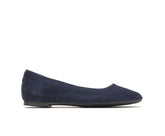 Hush Puppies Kendal Ballet Perfect Fit Navy Suede | Women Flats & Slip-Ons