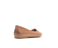 Hush Puppies Kendal Ballet Perfect Fit Tan Leather | Women Flats & Slip-Ons