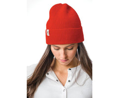Hush Puppies Knit Beanie Brick Orange | Men/Women Hats