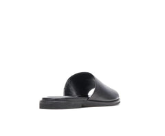 Hush Puppies Lexi Slide Black Leather | Women Sandals