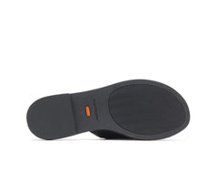 Hush Puppies Lexi Slide Black Leather | Women Sandals