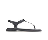 Hush Puppies Lexi Toepost Black Leather | Women Sandals