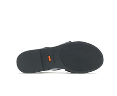 Hush Puppies Lilly Criss Cross Sandal Black Leather | Women Sandals