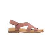 Hush Puppies Lilly Criss Cross Sandal Cognac Nubuck | Women Sandals