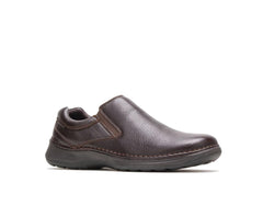 Hush Puppies Lunar Ii Dark Brown Leather | Men Slip-Ons