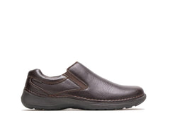 Hush Puppies Lunar Ii Dark Brown Leather | Men Slip-Ons