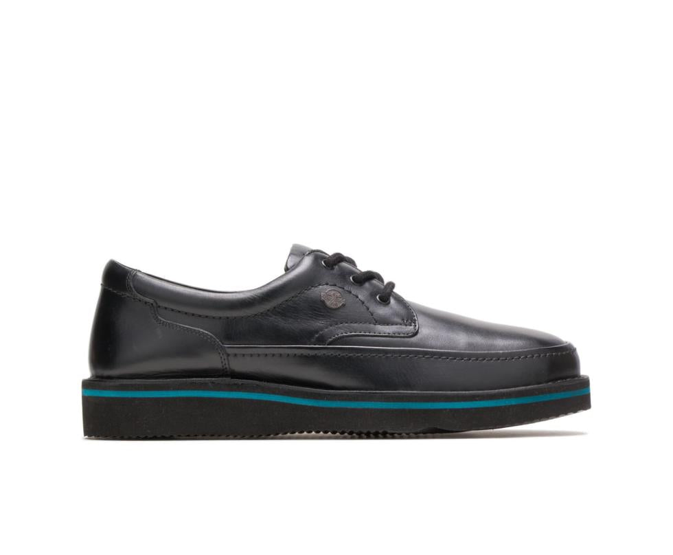 Hush Puppies Mall Walker Black Leather | Men Walking Shoes