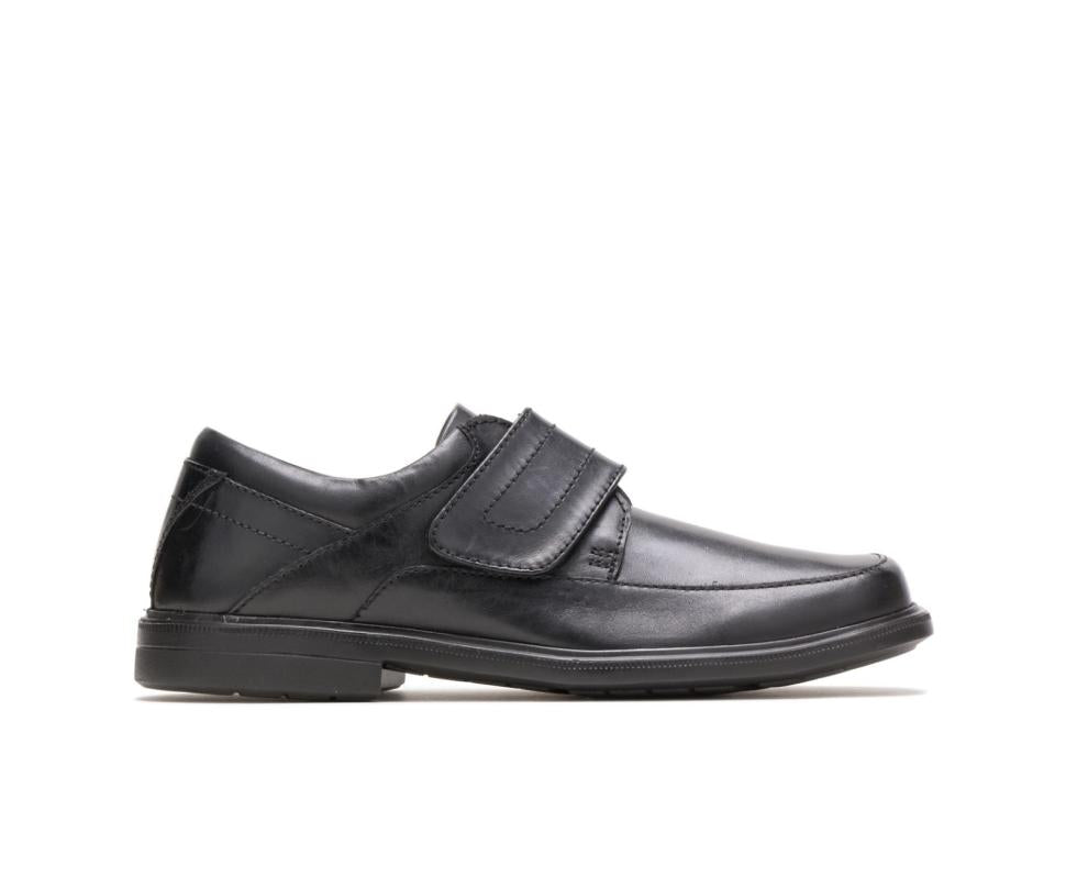 Hush Puppies Peri Hopper Black Leathe17r | Men Walking Shoes