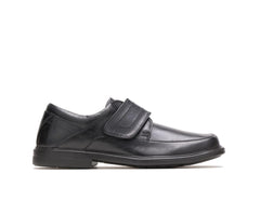 Hush Puppies Peri Hopper Black Leathe17r | Men Walking Shoes