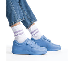 Hush Puppies Power Walker Ii Blue Surf Leather | Women Walking Shoes