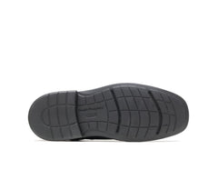 Hush Puppies Prinze Hopper Black Leather | Men Walking Shoes